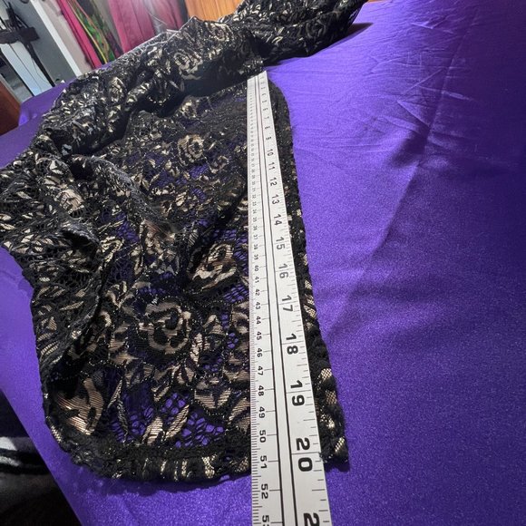 📌Alex B Sexy Lace Straps or Strapless Formal - Prom Dress Waistline Transparent - Picture 14 of 16